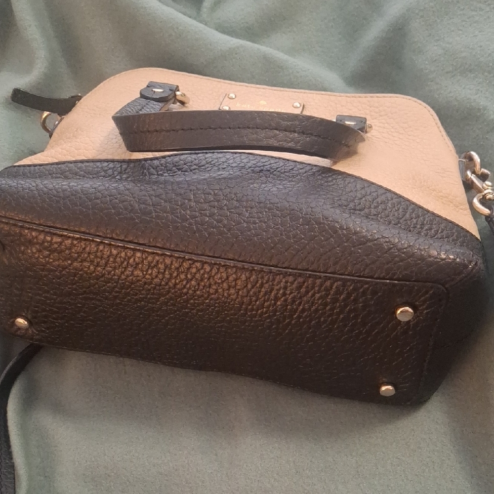Two-Tone Black and Cream Women's Bag